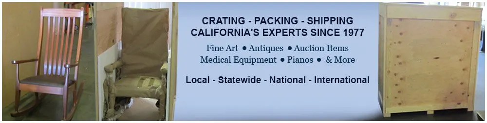 Crating, Packing & Shipping Company San Francisco, CA Furniture Packing & Moving Experts near San Francisco